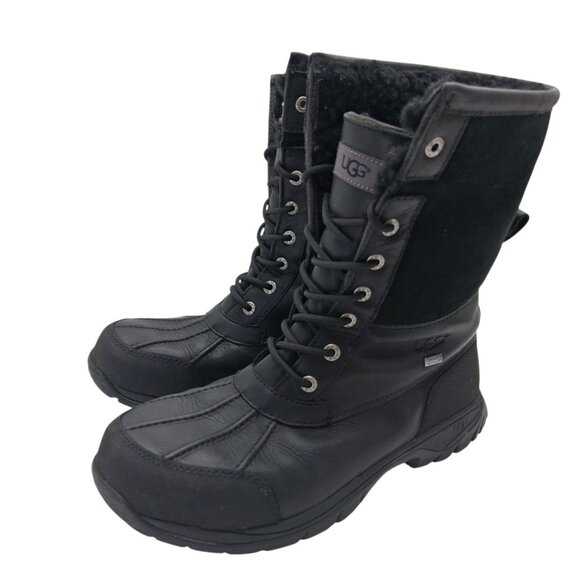 UGG Adirondack III Boots Mens Size 10 Waterproof Shearling Leather Vibram Sole - Picture 1 of 13